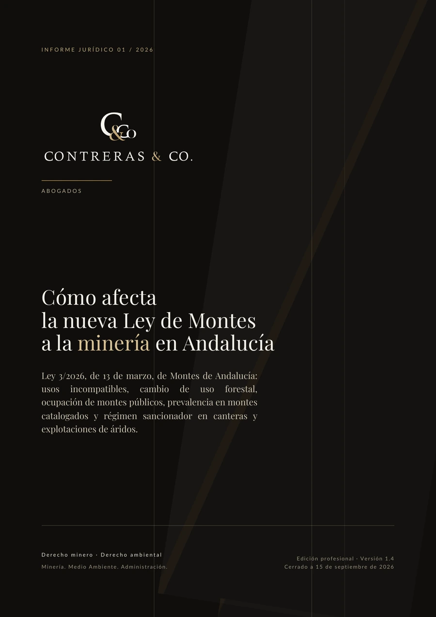Portada de la edición profesional v1.4 del Informe Jurídico 01/2026